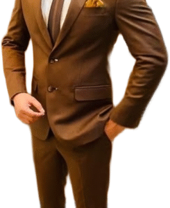 The Rich Brown Single-Breasted Suit