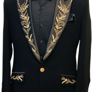 Black tuxedo jacket