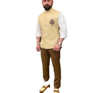 men's traditional Indian-style waistcoat